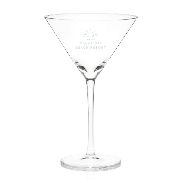 Viski® Stemmed Crystal Martini Glass, set of 2 1