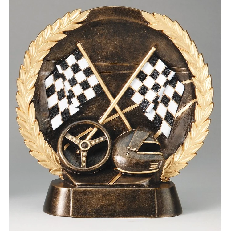 Racing High Relief Circular Plate Award 1