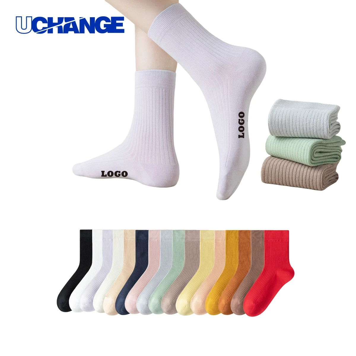 Knit Cotton Socks 1