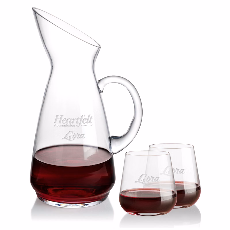 Taroni Carafe & Howden Stemless Wine