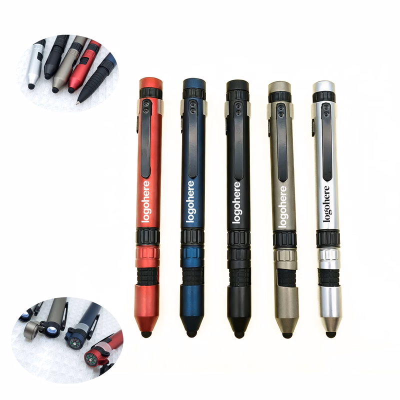 6-in-1 Compass Ballpoint Pen