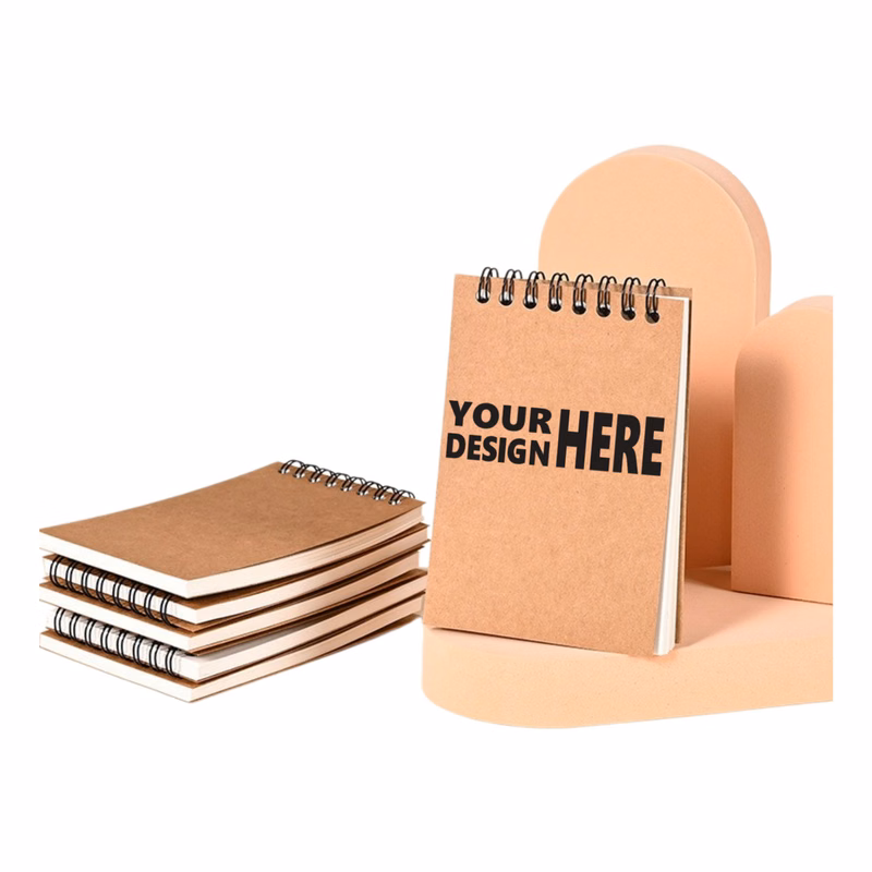 Custom Kraft Wirebound Journal