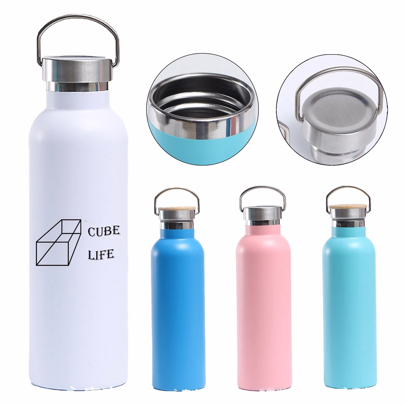 20oz Stainless Steel Insulated Water Bottle w/ Handle