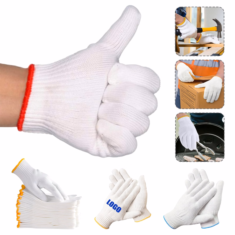 Cotton Safety Work Gloves