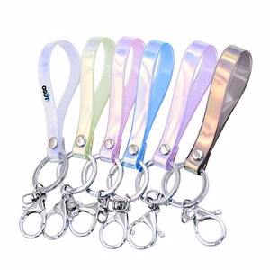 Chic Shine PVC Organizer Keychain Key Ring With Band