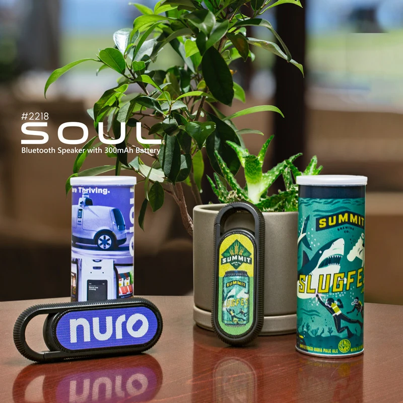 Soul Speaker with Branded Can Packaging 1