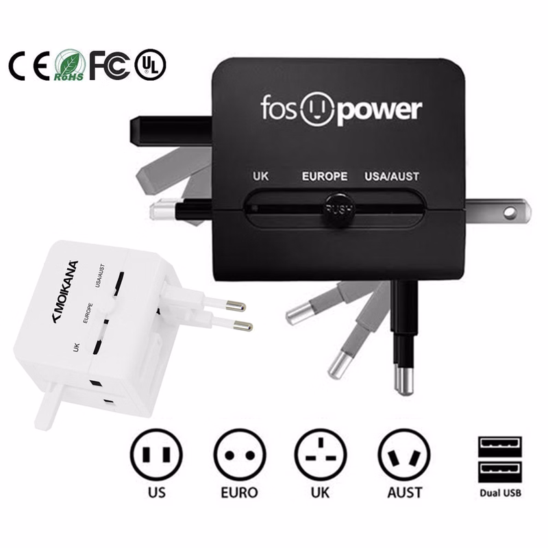 Dual USB Power Travel Adapter