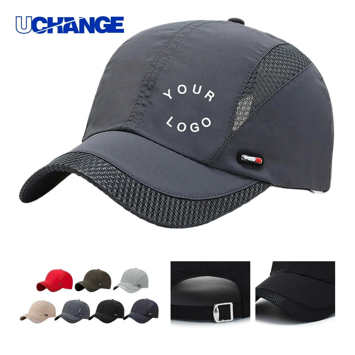 Nylon Mesh Baseball Cap Headwear for Summer Use 1