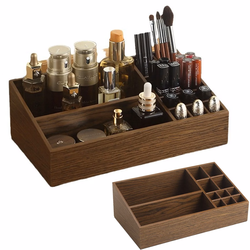 Wooden Makeup Storage Box