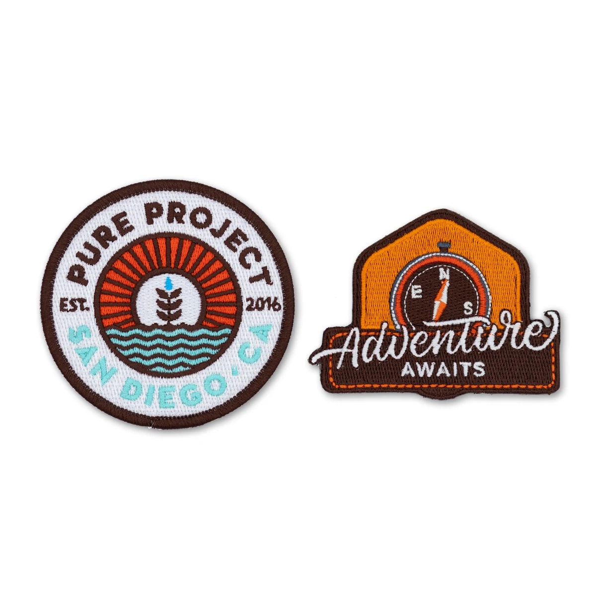 Eco-friendly Embroidered Sticker Patch (RPET) 1