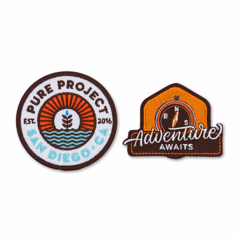 Eco-friendly Embroidered Heat Seal Patch (RPET)