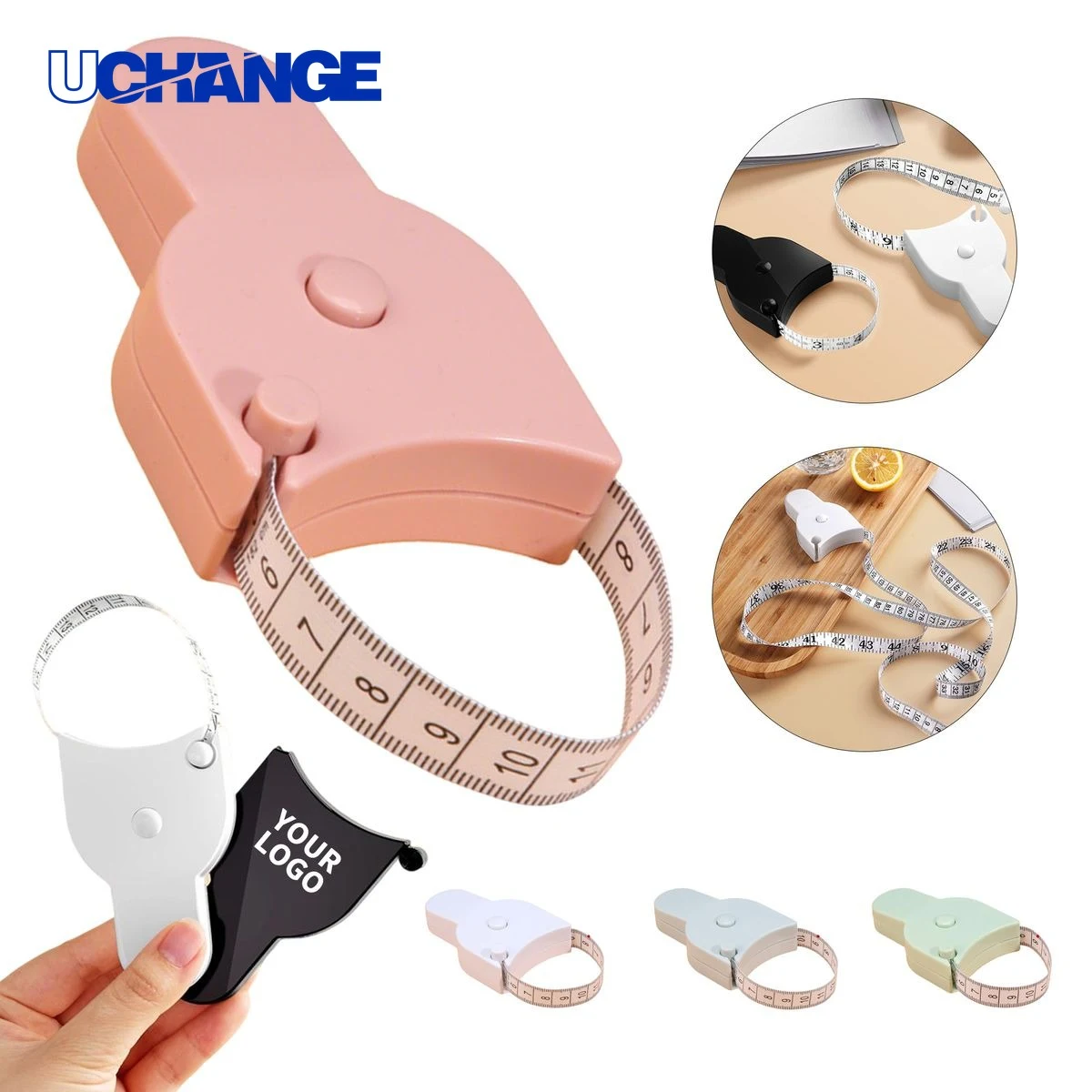 Retractable Body Measuring Tape Tool with Lock 1