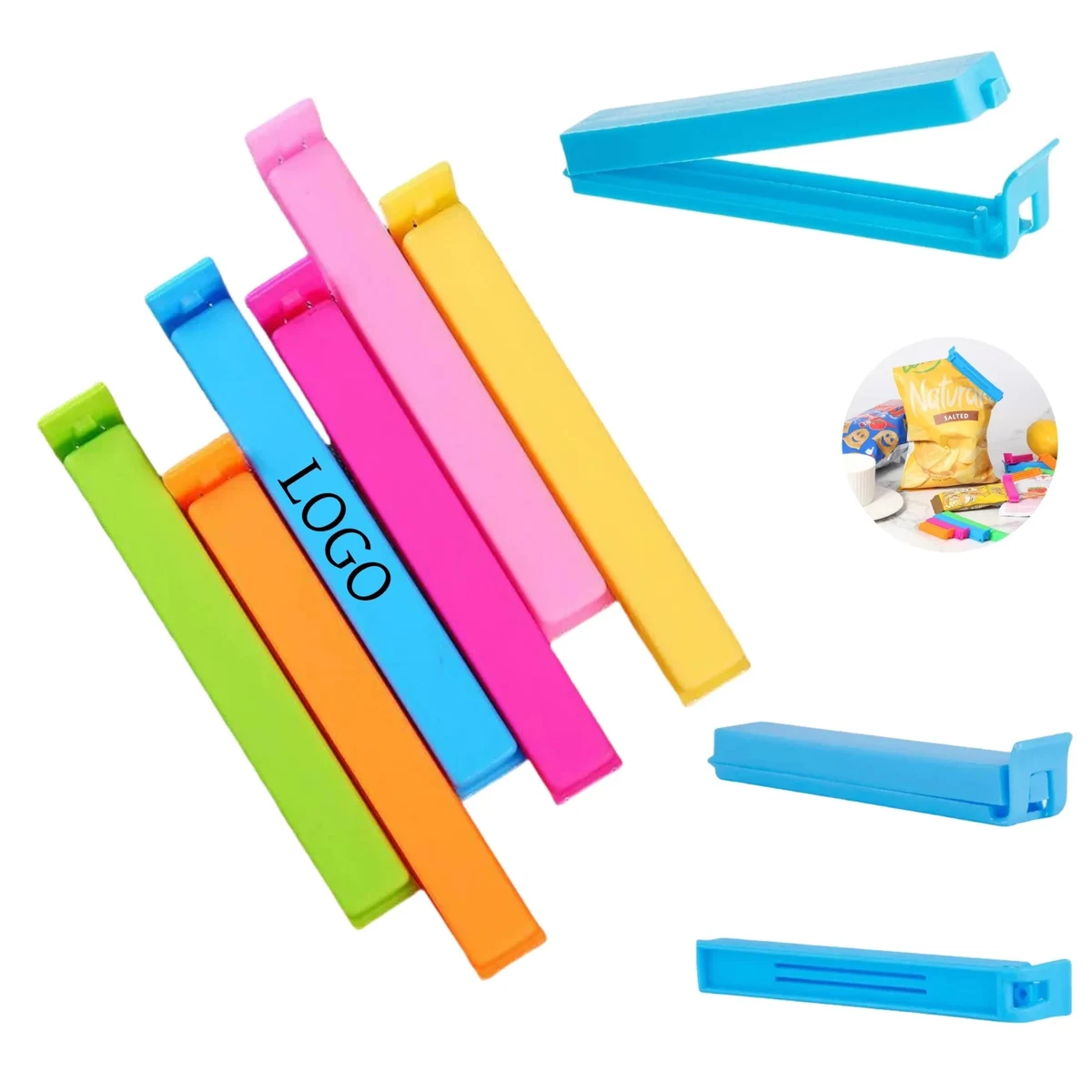 Colored Plastic Sealing Clips 1