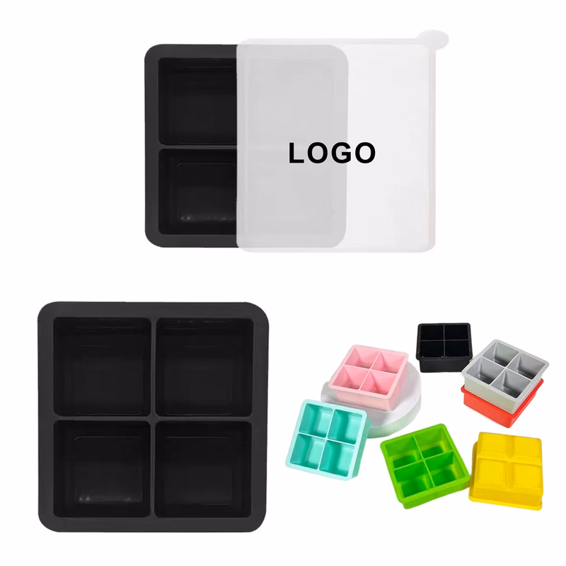 Silicone 4 Holds Ice Cube Trays