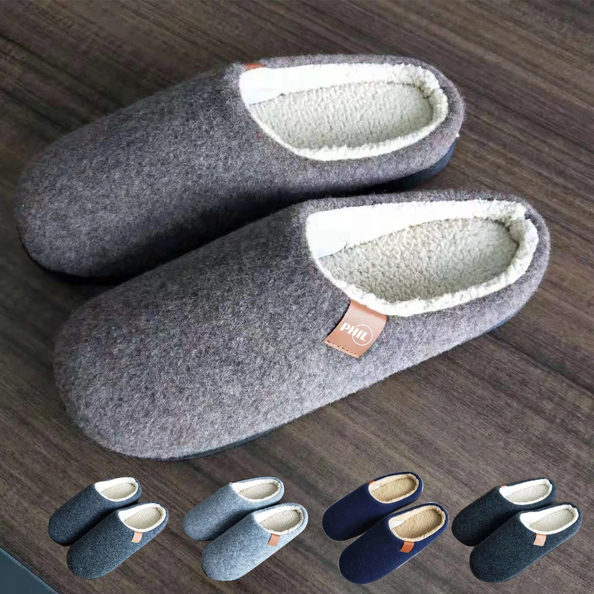 Warm Slippers Winter Cotton Home Shoes 1