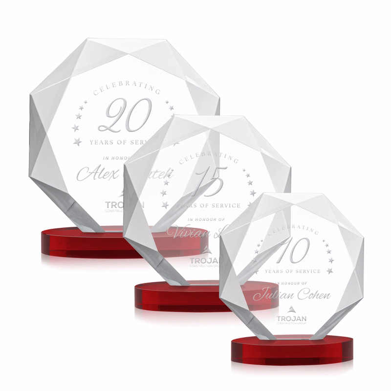 Kitchener Award on Alberton Base - Red