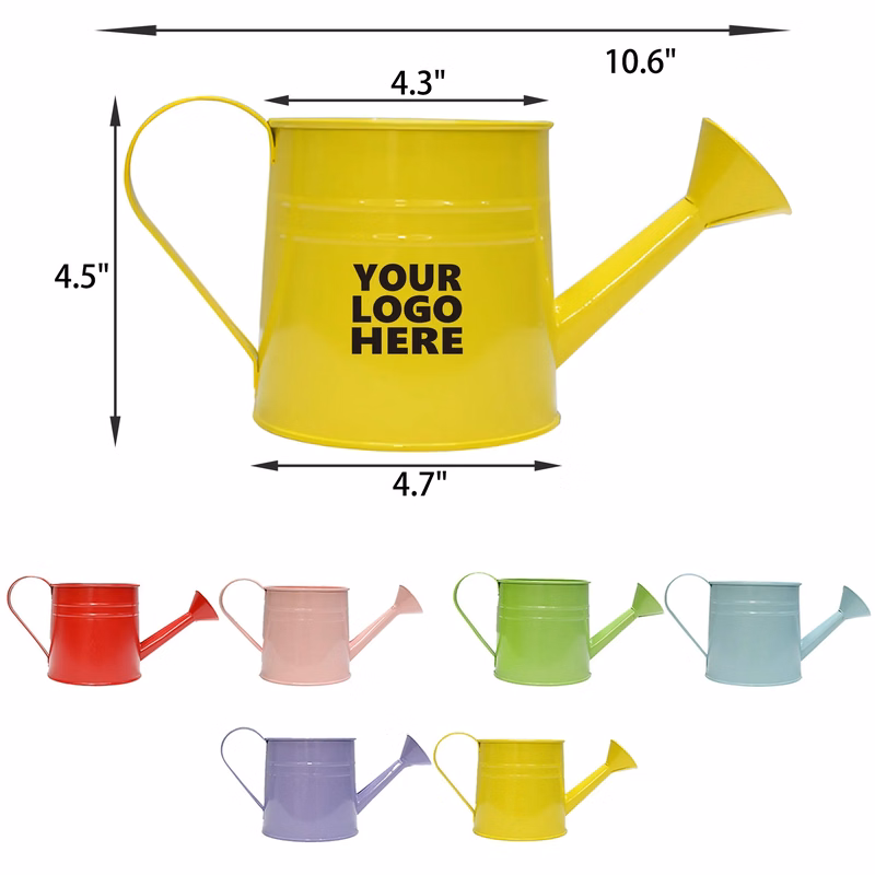 MOQ 50 PCS Watering Can Flower Pot Ornament