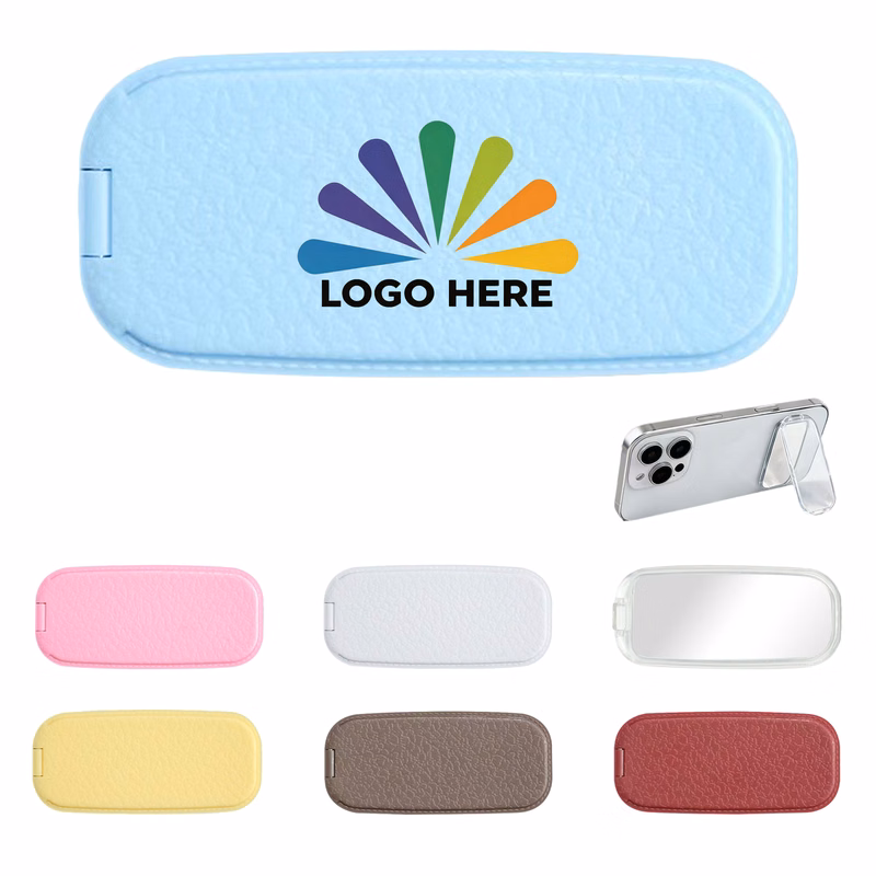 Portable Custom UV Logo Adhesive Mirror Phone Stand