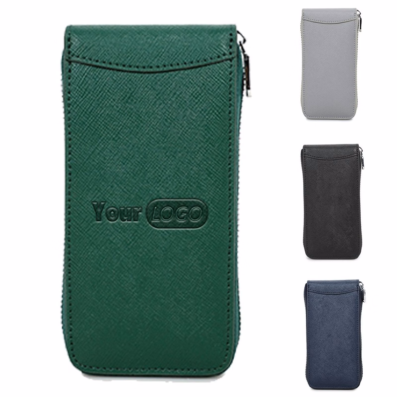 Genuine Leather Watch Travel Case Storage Cosmetic bag