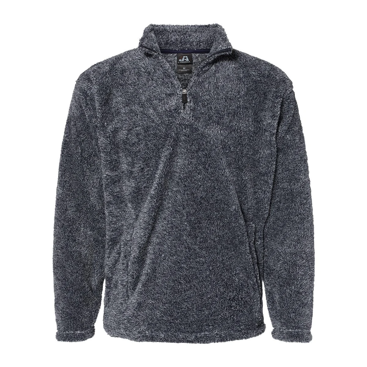 Unisex Boundary Shag Frosty Sherpa Quarter-Zip Pullover - 8464 1