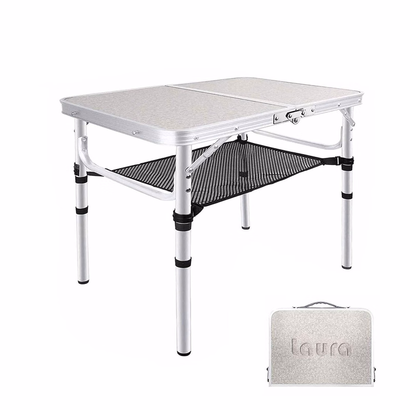 Versatile Adjustable Height Lightweight Aluminum Folding Tab