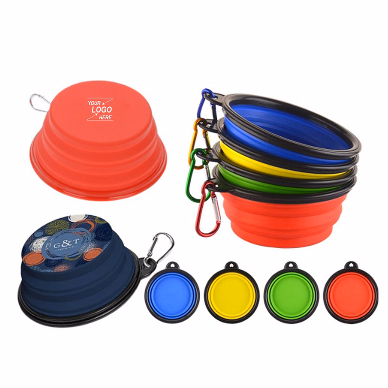 Foldable Silicone Pet Bowls 6.7"