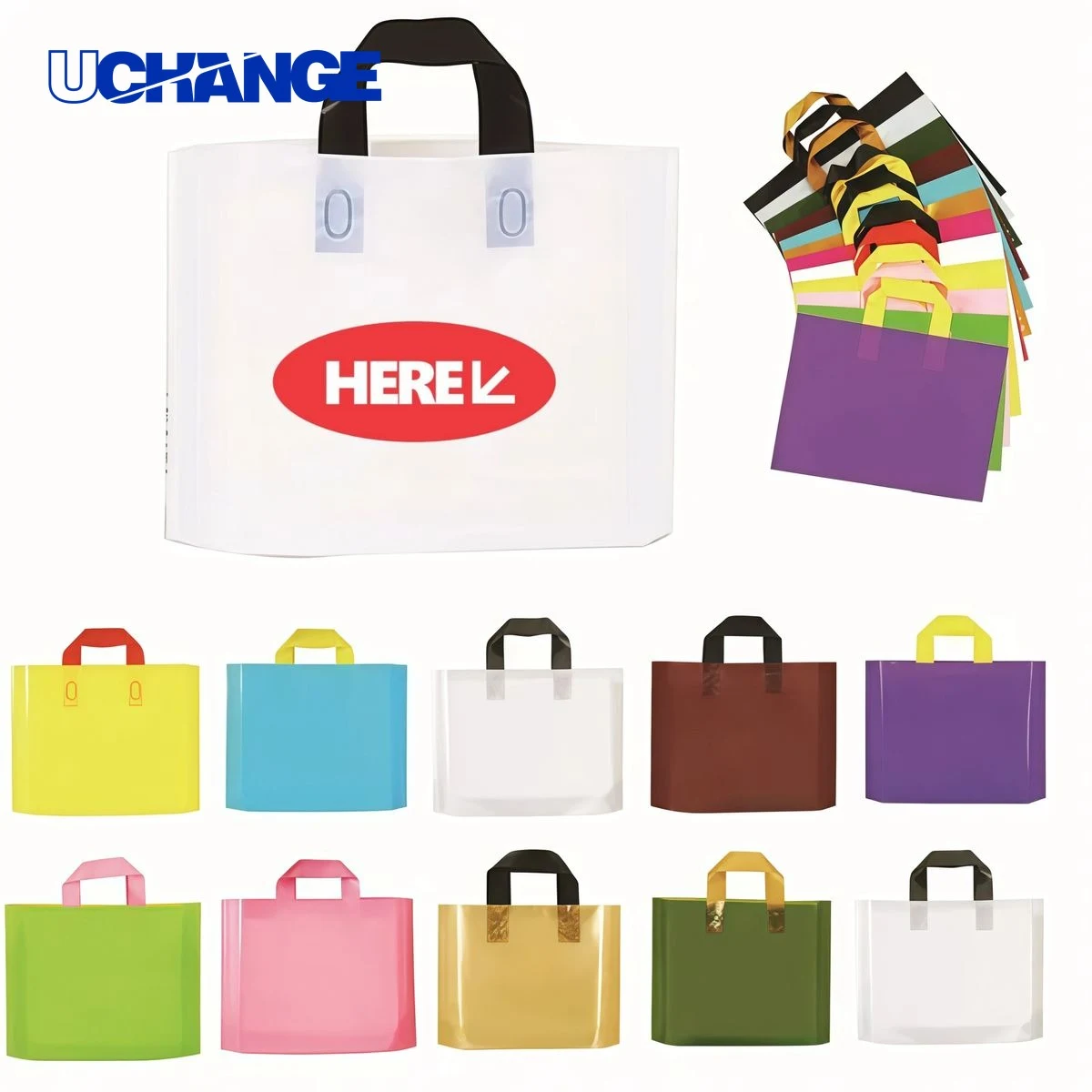 Plastic Carry Bag Organizer with Handle 1