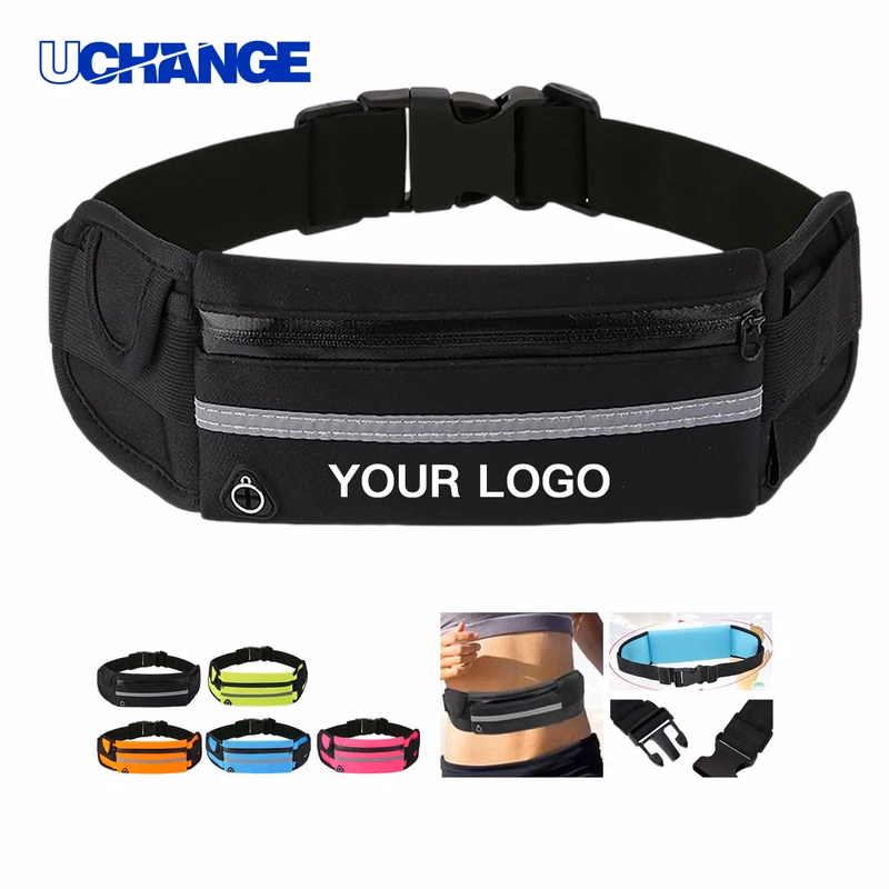 Waist Pack Bag with Bottle Holder and Pockets for Outdoor Use