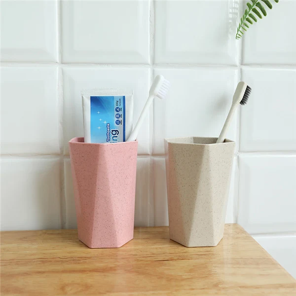 Wheat Straw Diamond Toothbrushing Cup 1