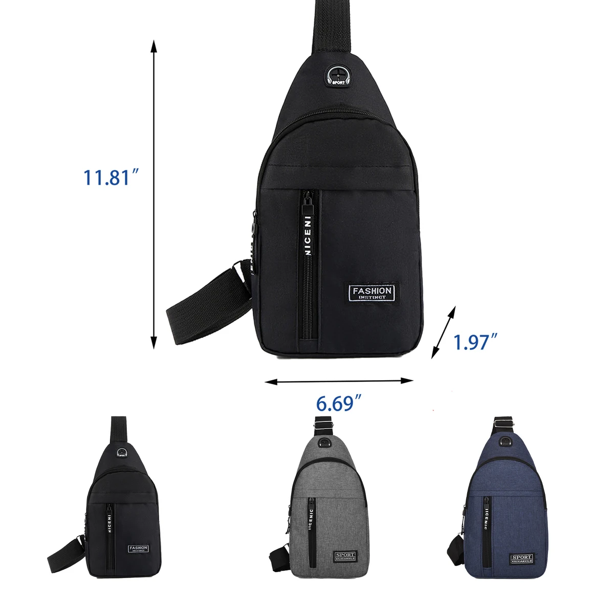 Protable Sling Chest Backpack MOQ 100 1