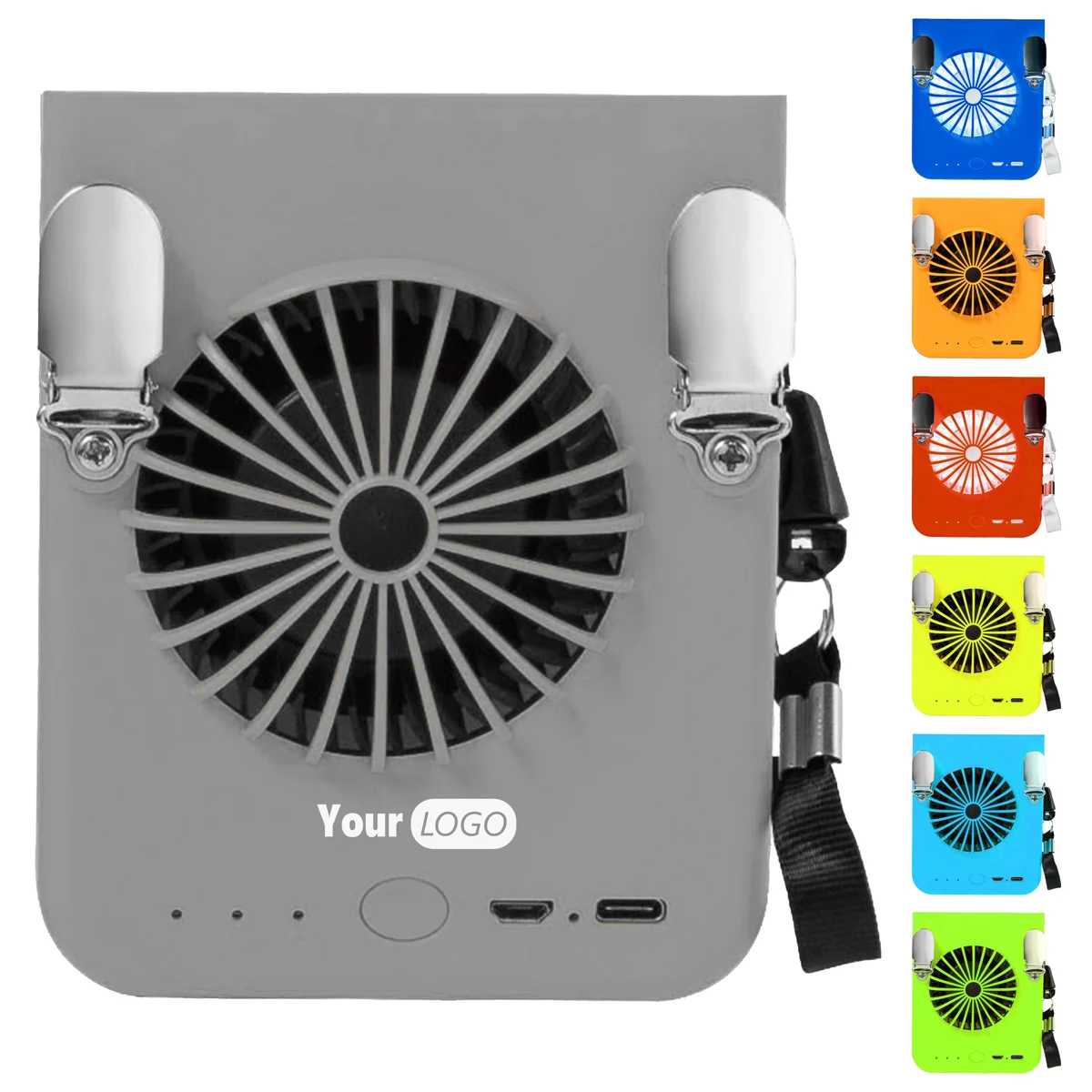 Abs Portable Waist Hanging Fan ?C Hands-Free Comfort 1