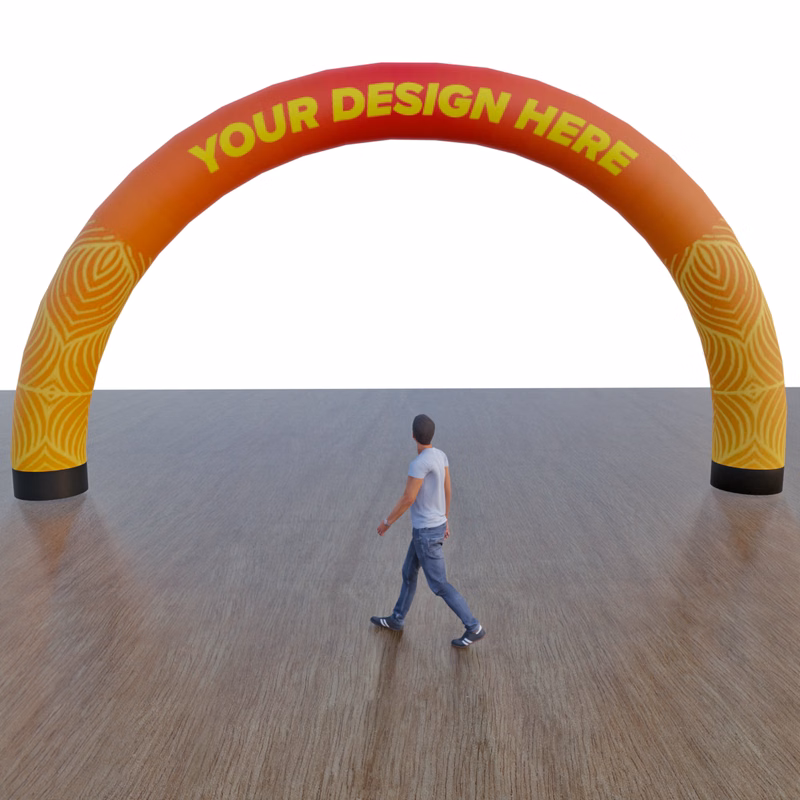 Custom Inflatable Round Arch - Constant or Sealed Air