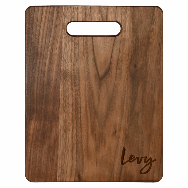 11" x 8" Walnut Rectangle Shape Cutting Board