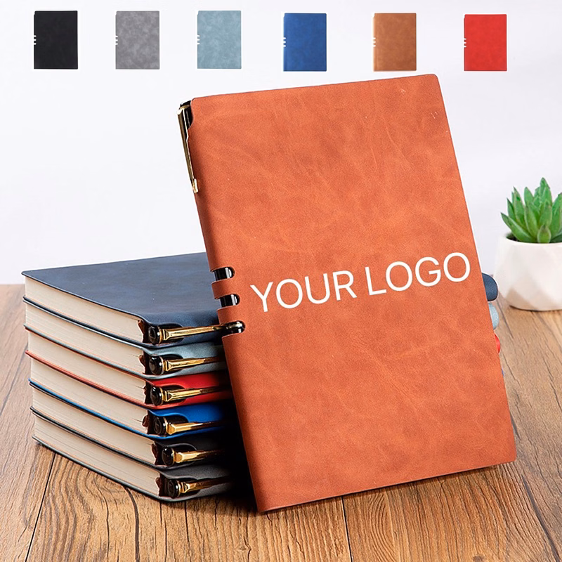 Customized Logo Pen Holder Notebook