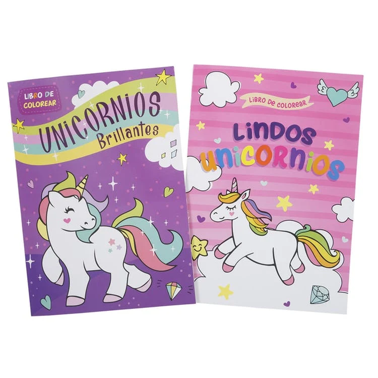 Spanish Coloring Books - Unicorn Titles 1