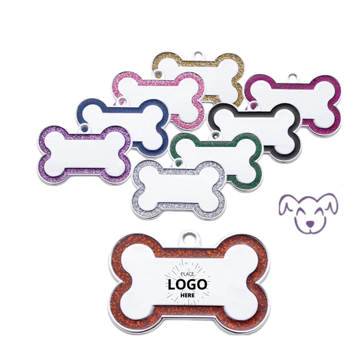 Blank Bone Shape Tag 1