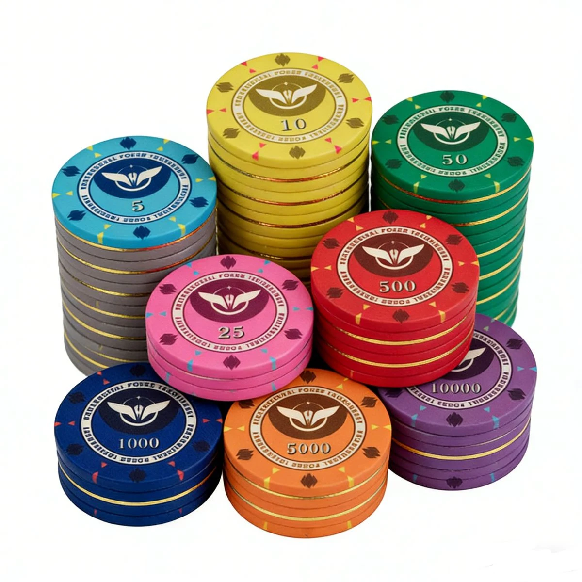 Personalized Ceramic Game Chips 1