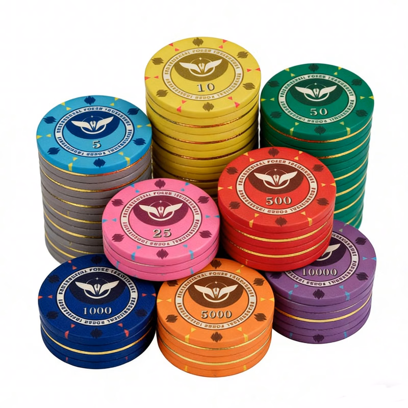 Personalized Ceramic Game Chips
