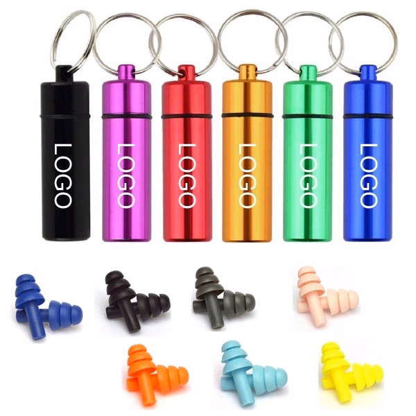 Ear Plug Set With Holder