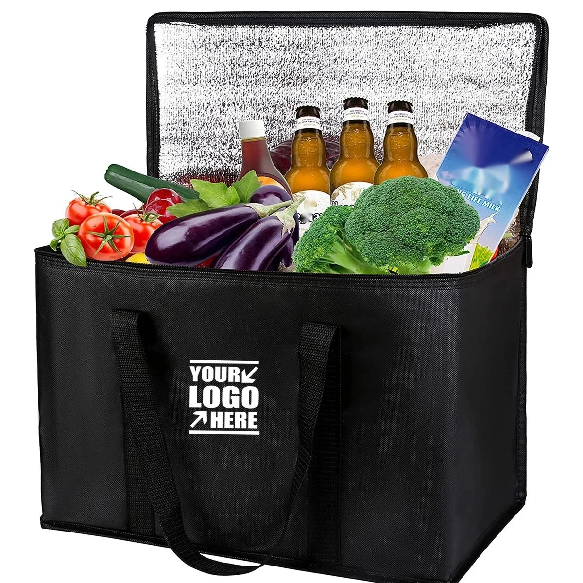 Extra Insulated Grocery Reusable Shopping Cooler Bag 1