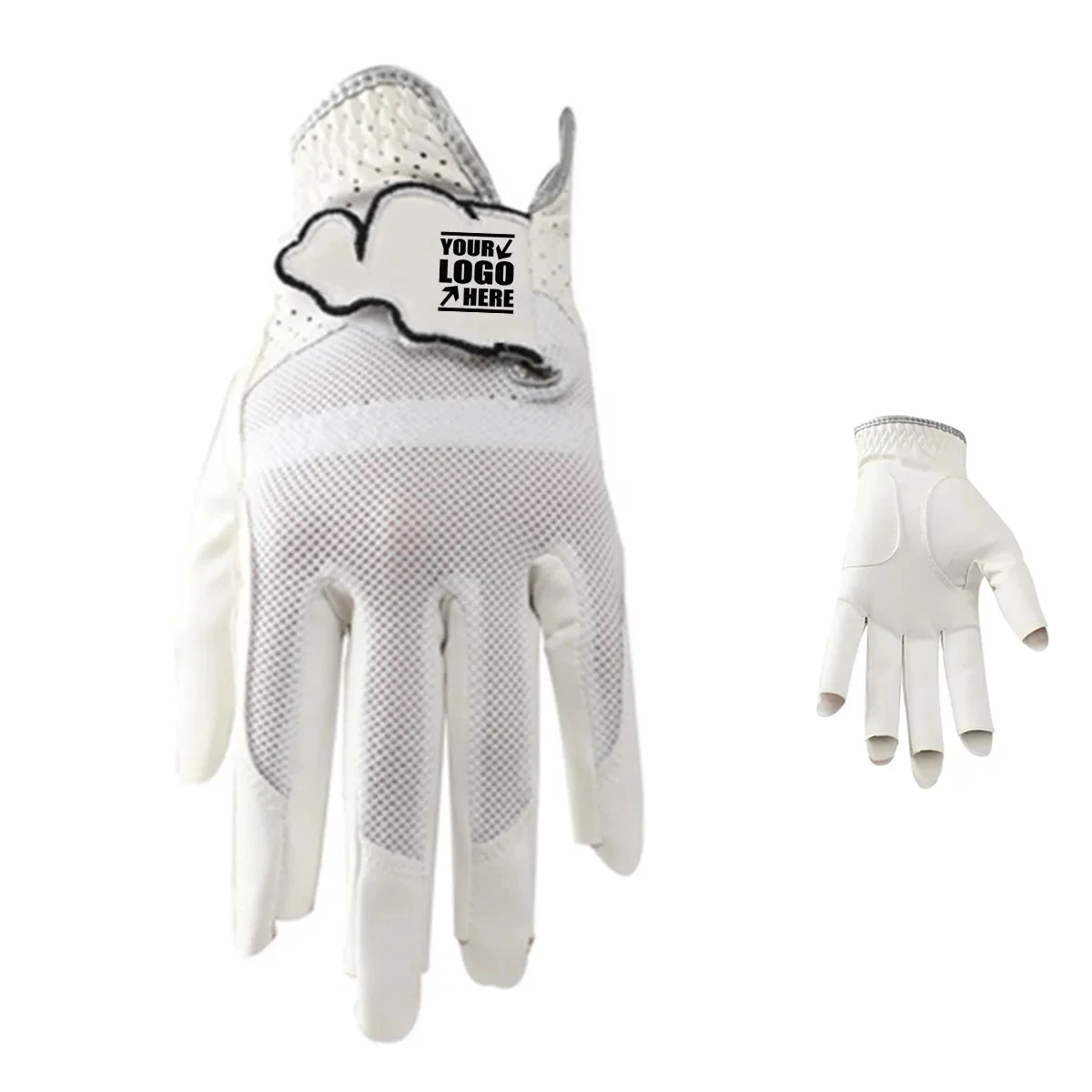 Women Leather Classic Golf Gloves 1