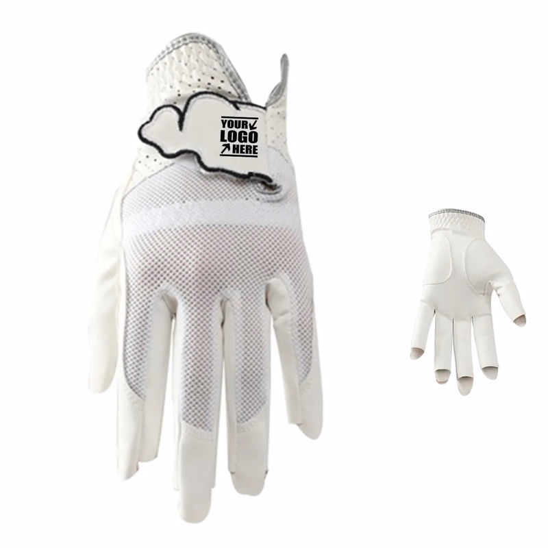 Women Leather Classic Golf Gloves
