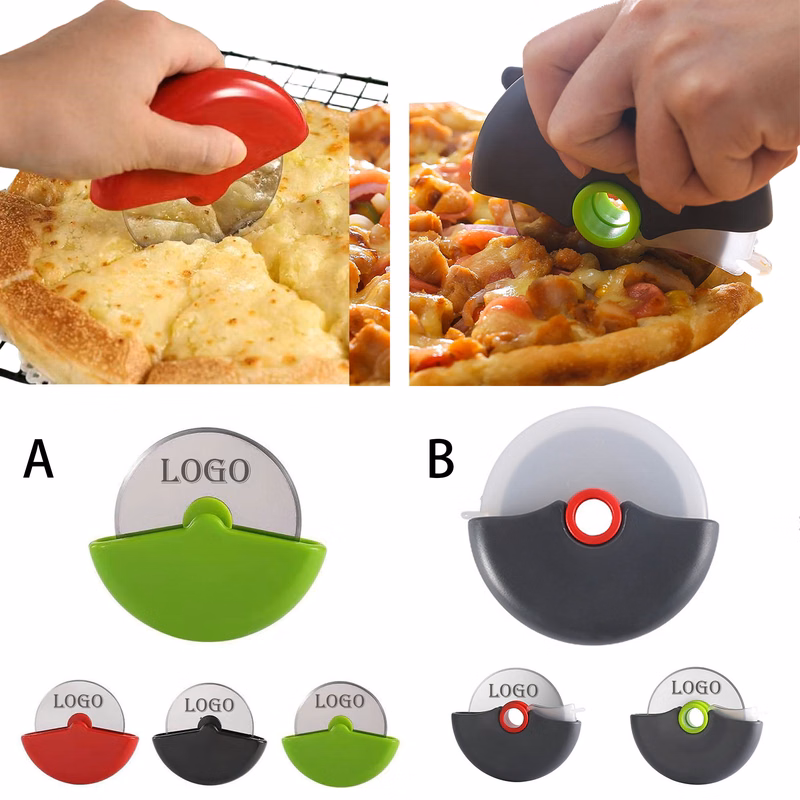 Compact Pizza Cutter with Protective Cover MOQ20