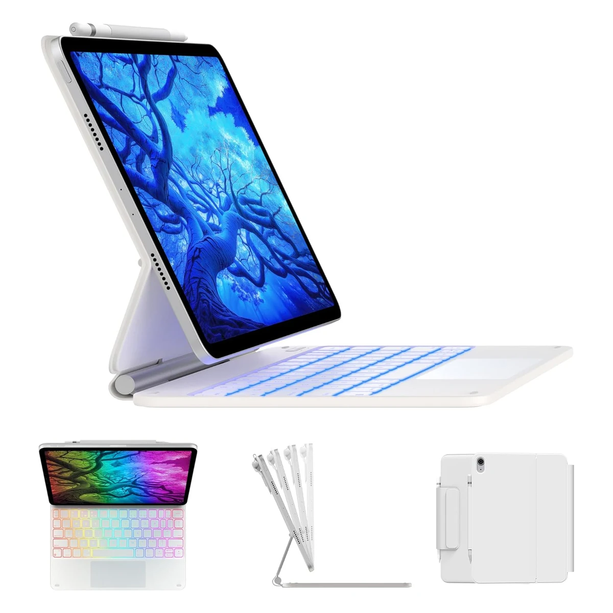 Promotek iBank® Magic Magnetic Bluetooth Keyboard Case for for iPad Air 13 inch (M2, 2024). Free Shi 1