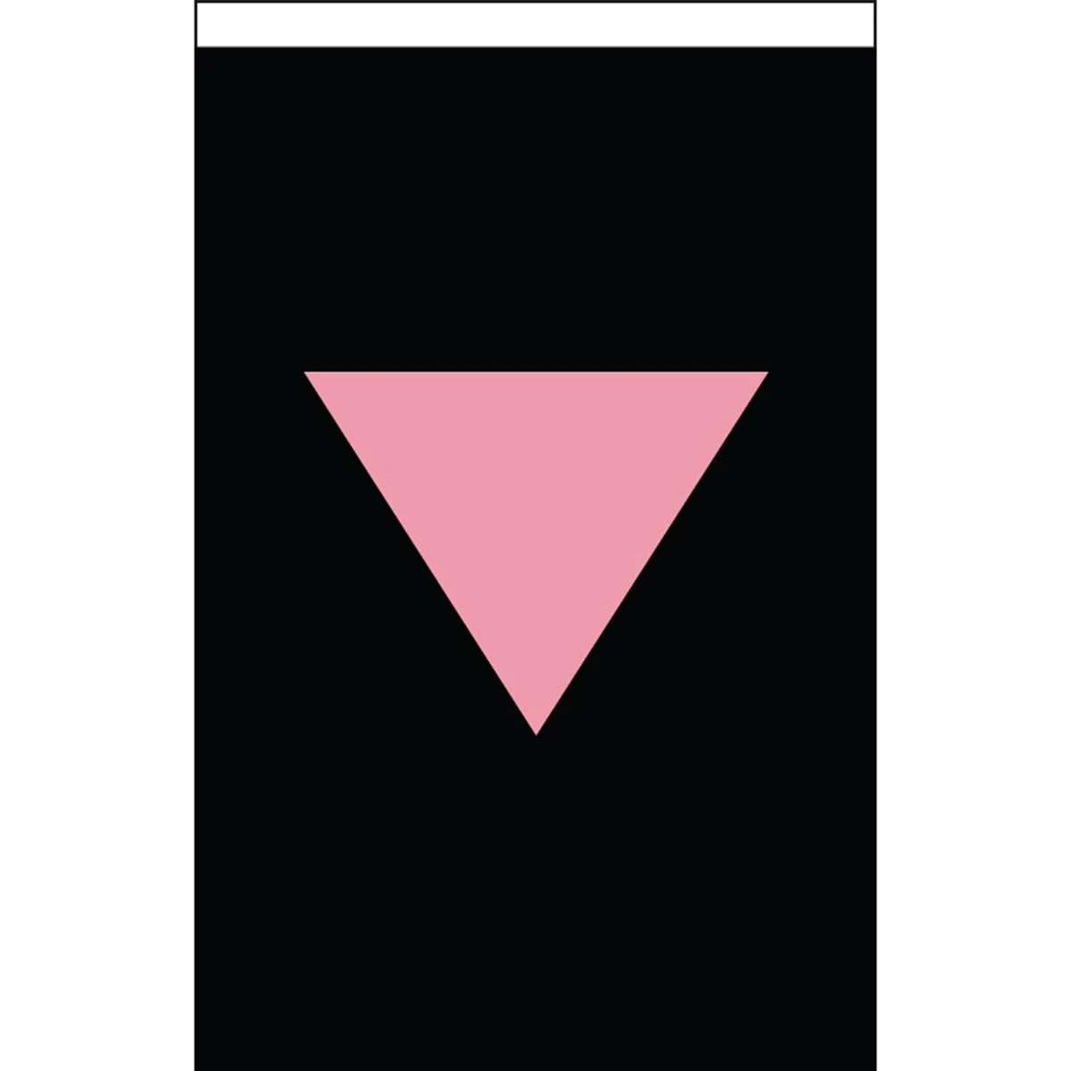 Pink Triangle Deluxe Garden Flag 1