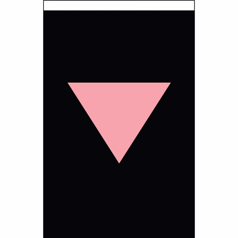 Pink Triangle Deluxe Garden Flag