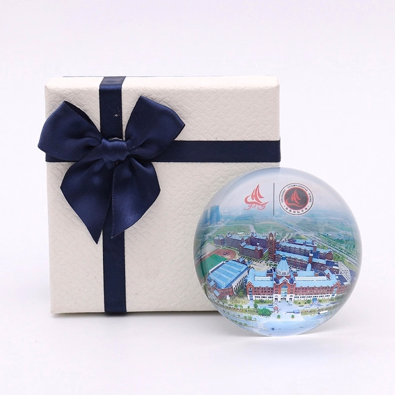 Hemisphere Crystal Paperweight