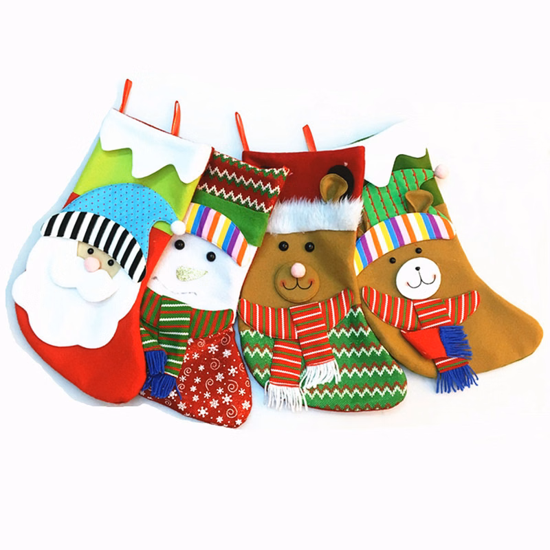 Decorated Christmas Stockings
