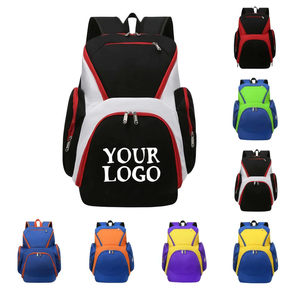 Personalized Basketball Backpack Large Capacity Waterproof 1