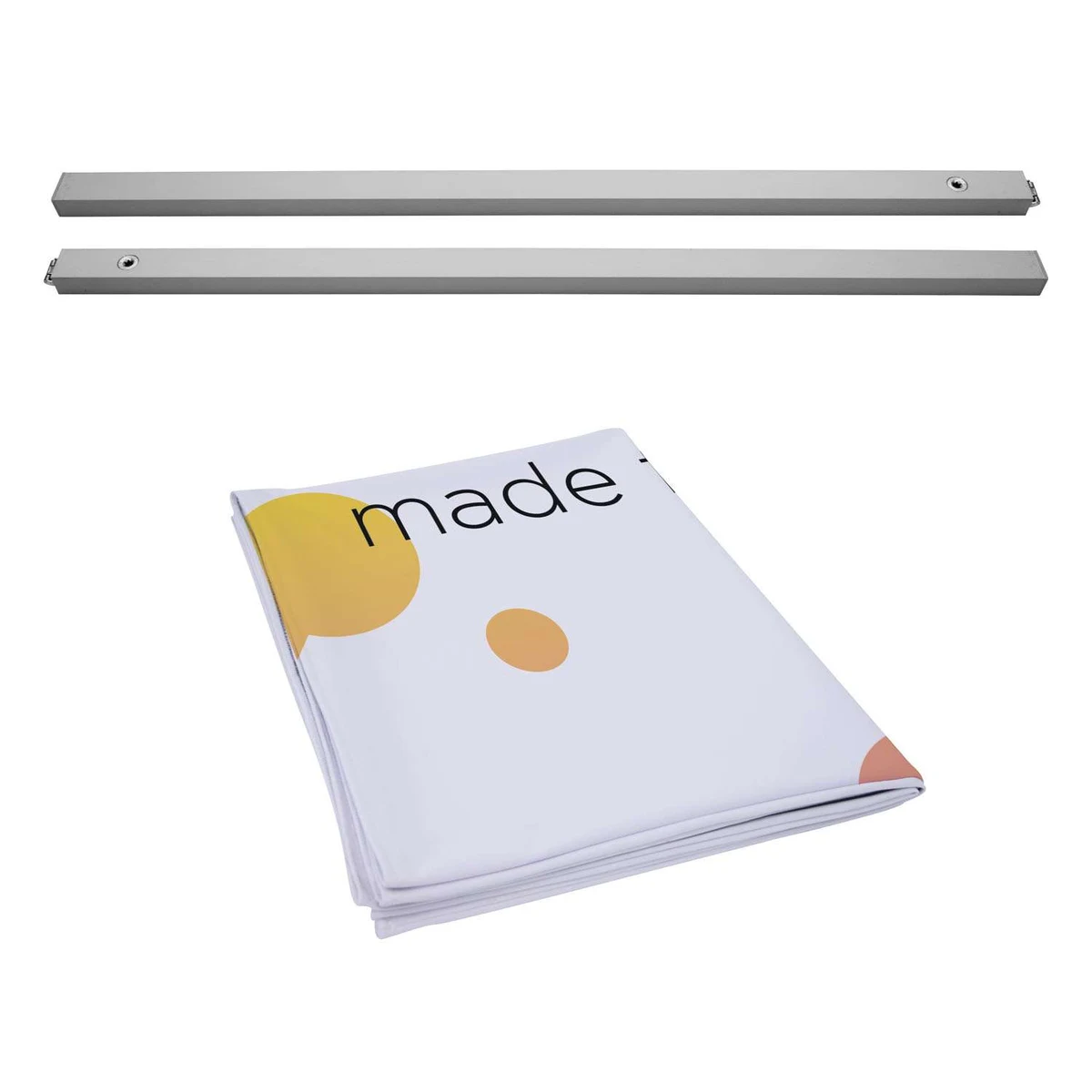 Flex Banner Display Replacement Graphic Banner and Rails Add-On 1